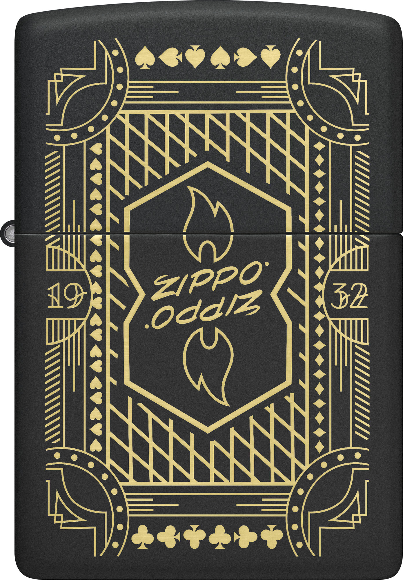 Зажигалка Zippo Lines Design / 46483 (черный) — фото 2