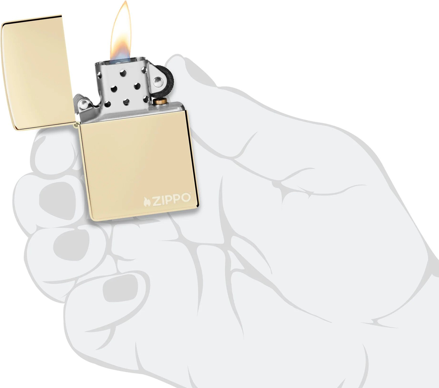 Зажигалка Zippo Logo / 46682ZL — фото 6