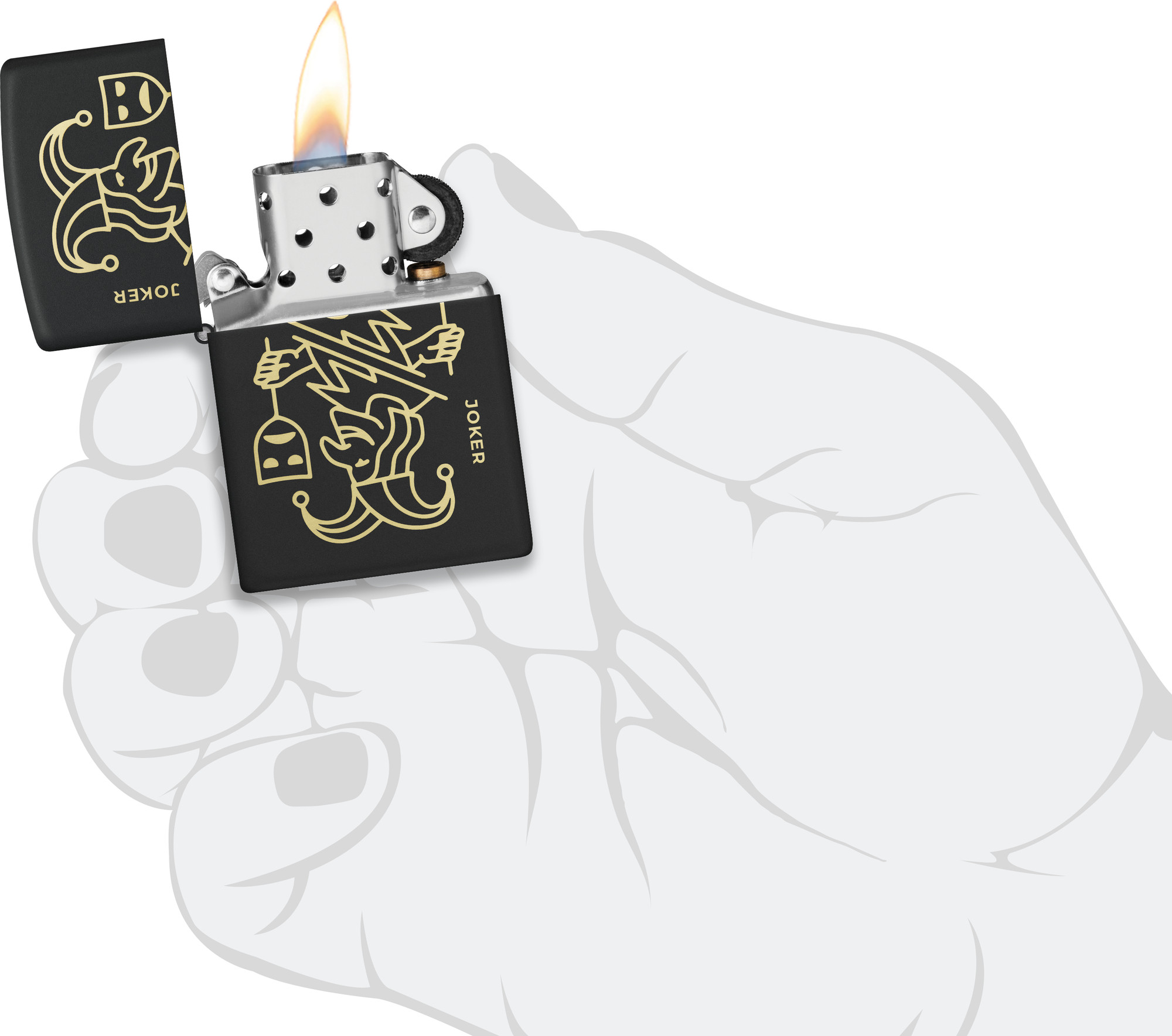 Зажигалка Zippo Masked Joker Design / 46290 — фото 6