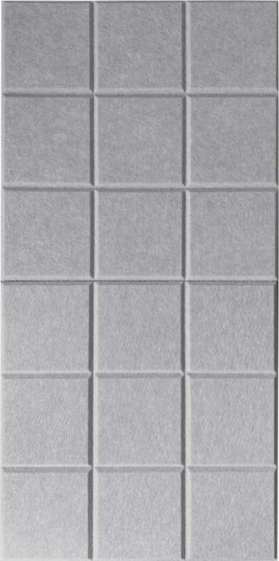 Мягкая стеновая панель UG HOME Самоклеющаяся 300x300x9мм / ФП.2-СРМ (2шт, серый шелк)