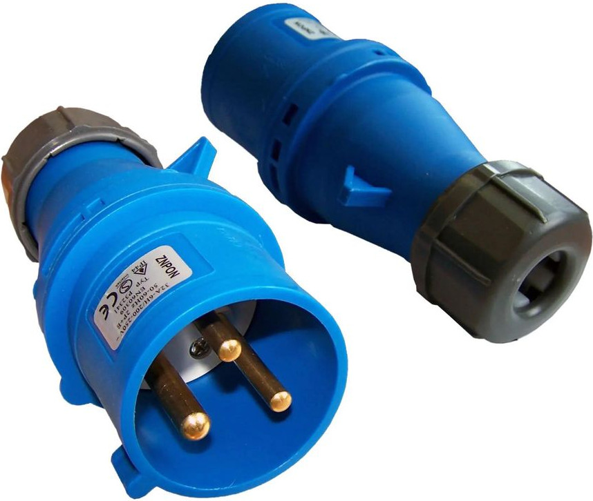 Вилка штепсельная Lanmaster LAN-IEC-309-32A1P/M
