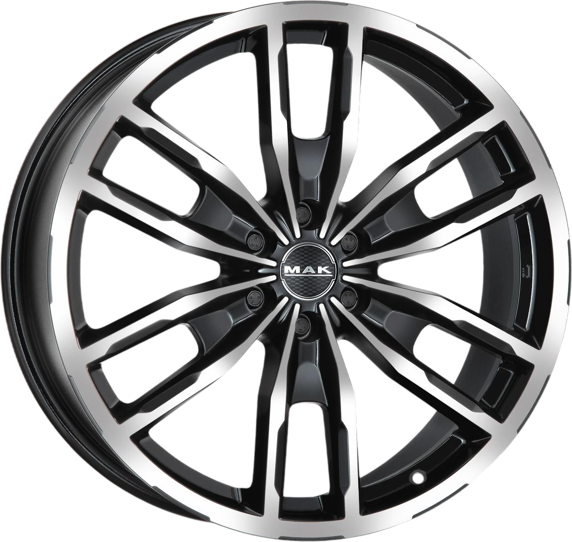 Литой диск MAK Peak 20x9" 6x139.7мм DIA 67.1мм ET 38мм Black Mirror