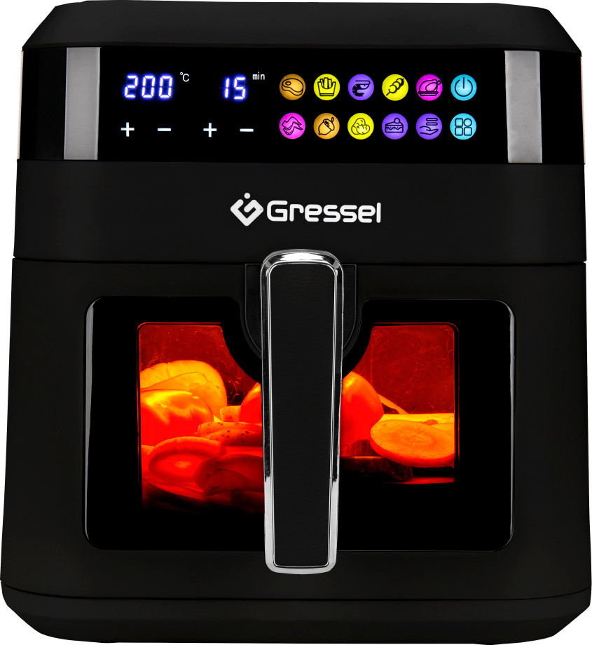 Аэрогриль GRESSEL GAF-1822 (черный)