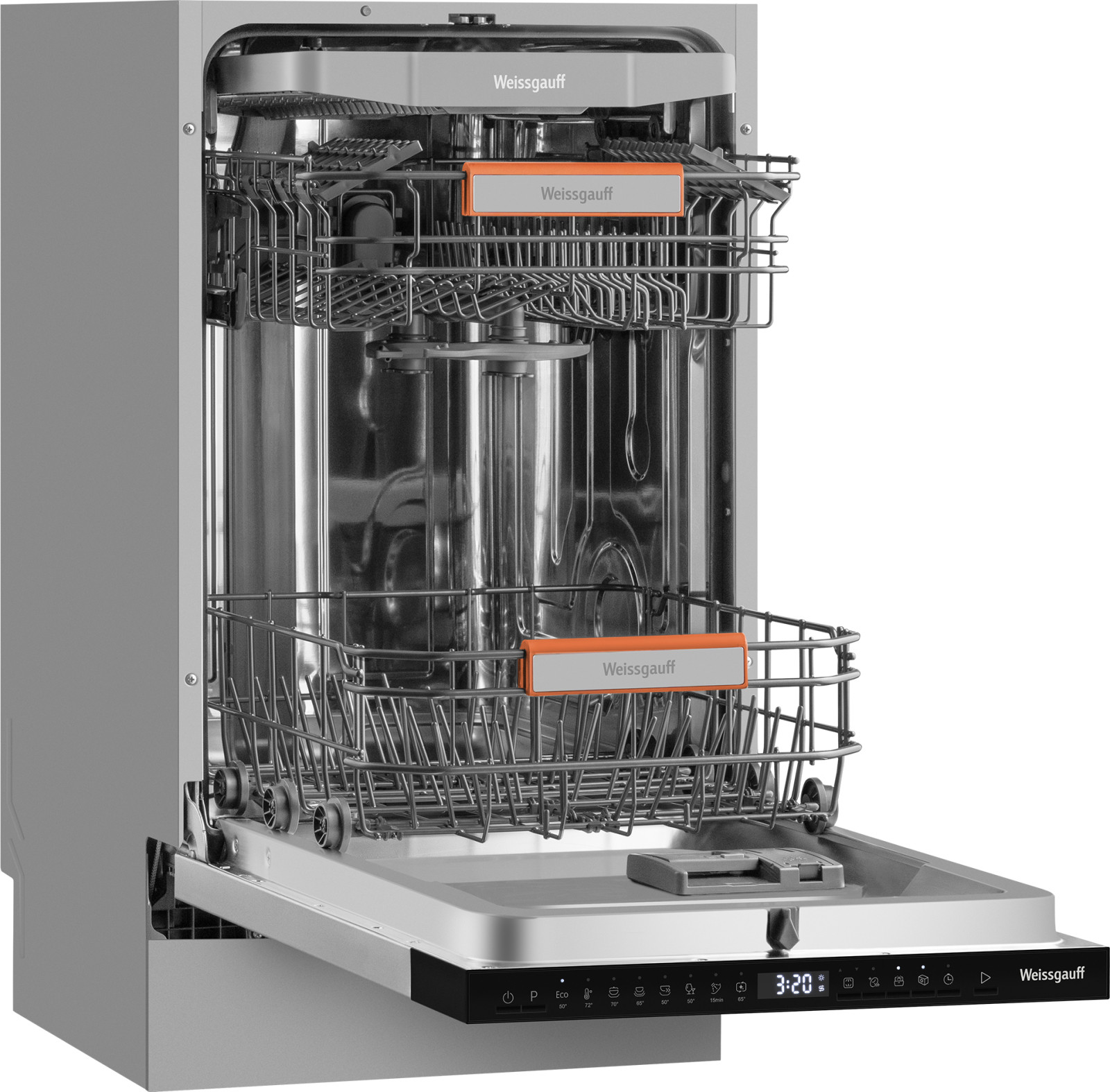 Посудомоечная машина Weissgauff BDW 4508 D Autoopen Infolight — фото 6