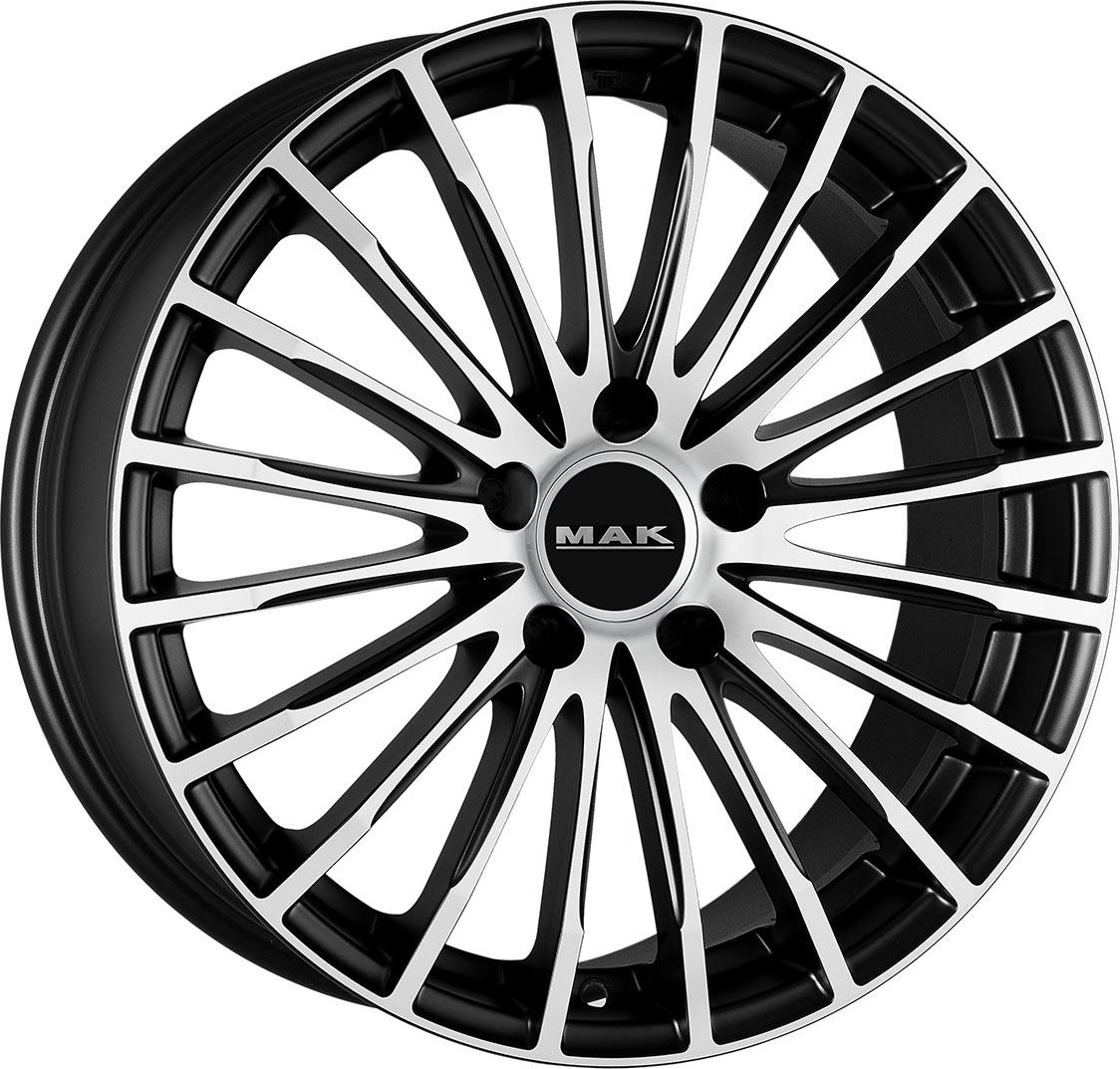 Литой диск MAK Starlight 17x7.5" 5x112мм DIA 66.6мм ET 45мм Ice Black