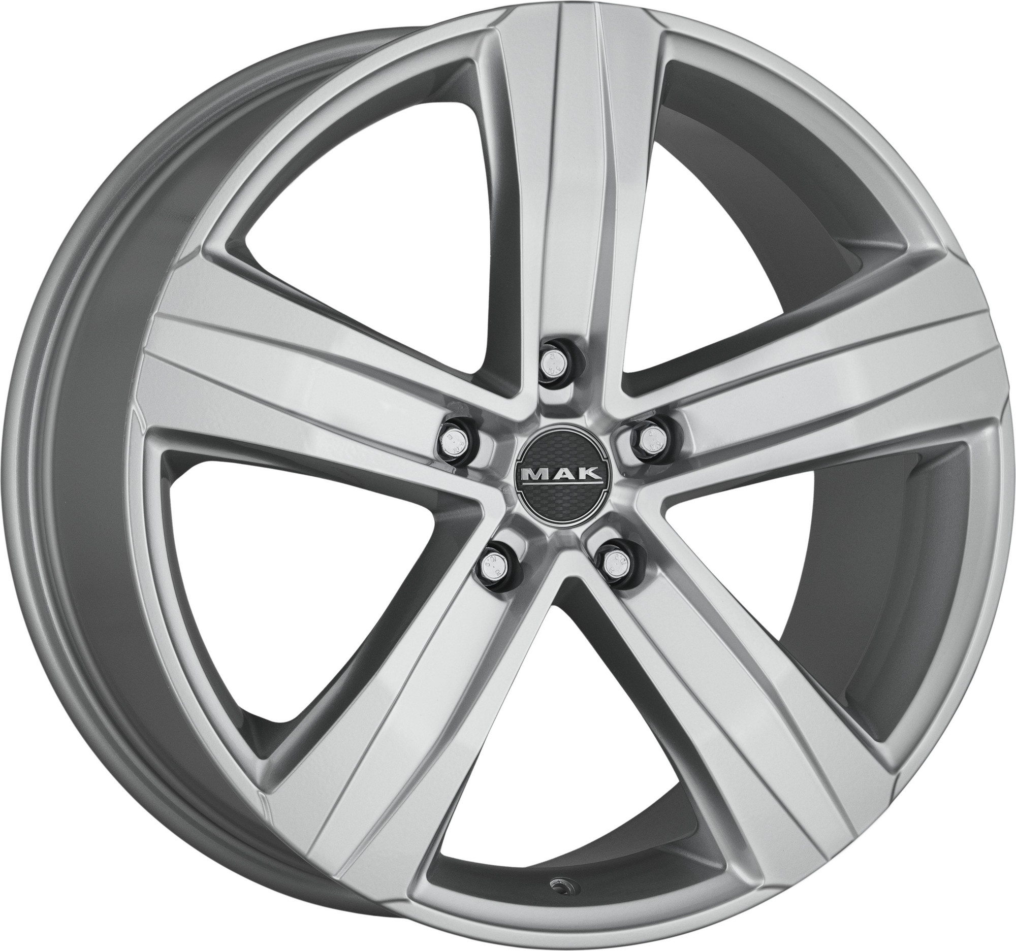Литой диск MAK Stone 5 18x7.5" 5x114.3мм DIA 66.1мм ET 38мм Silver