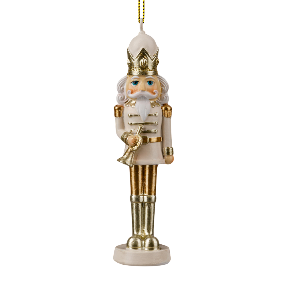 Елочная игрушка Erich Krause Decor. Щелкунчик с трубой золотой / 64508