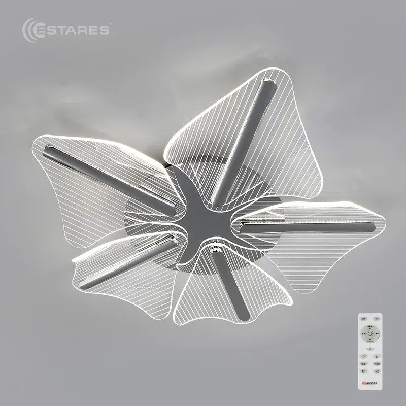 Люстра Estares Lorelea 60W R-RC-600x107-CHROME/CLEAR-220-IP20 — фото 2