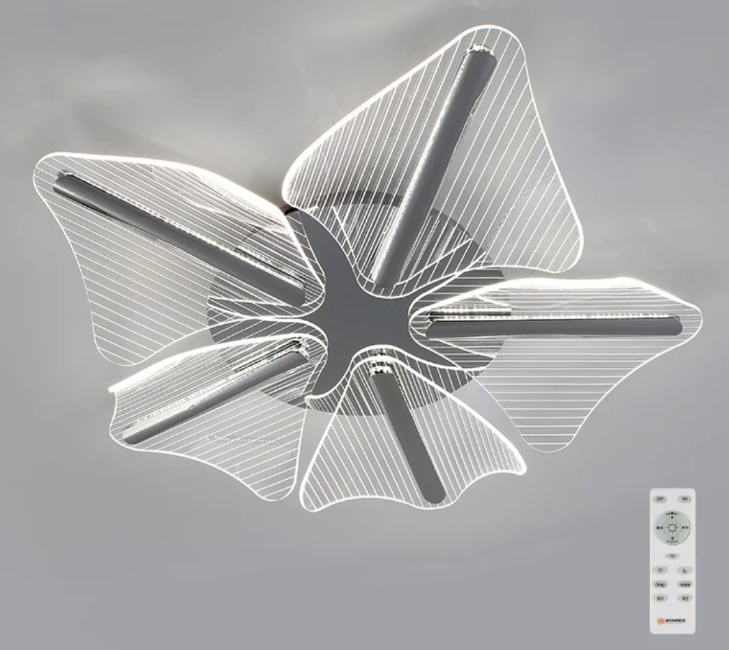 Люстра Estares Lorelea 60W R-RC-600x107-CHROME/CLEAR-220-IP20