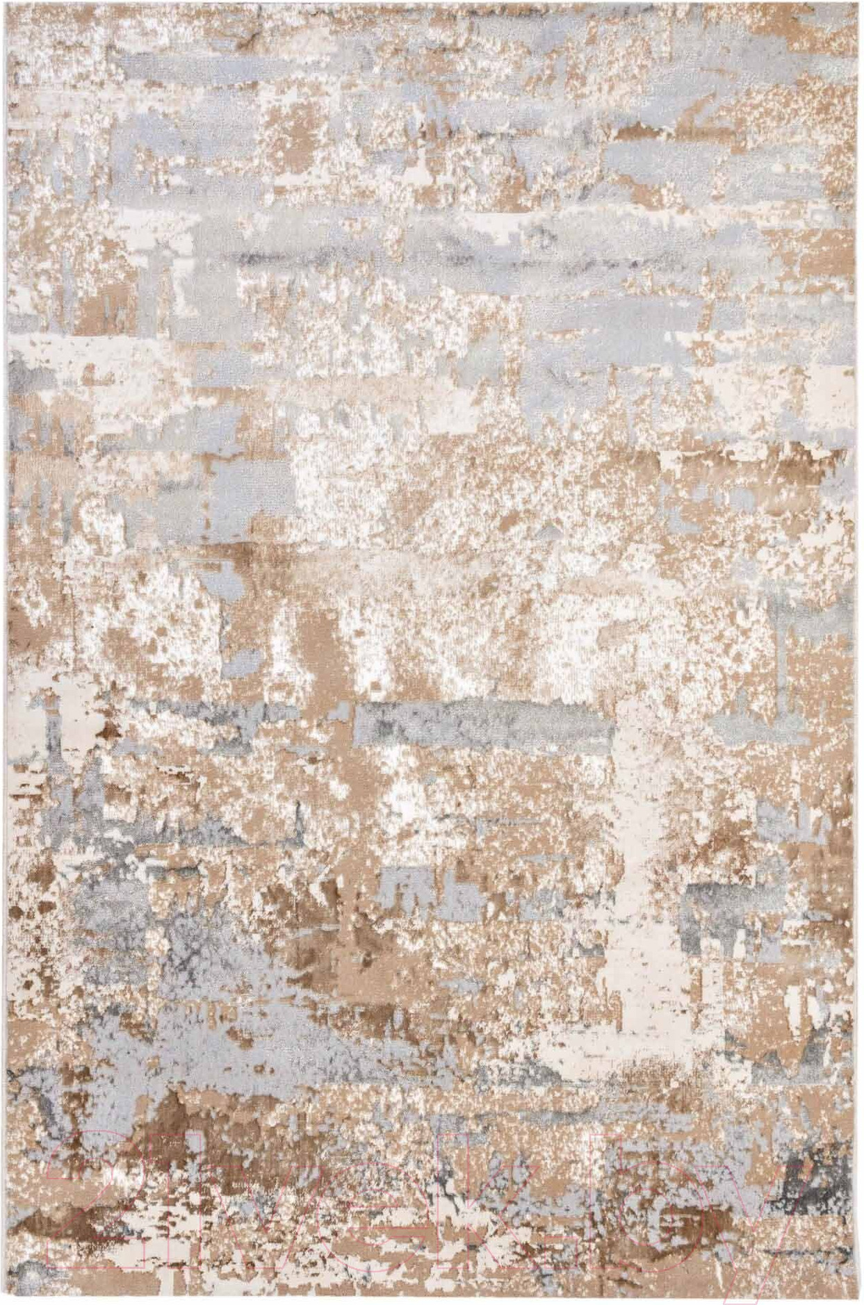 Ковер Radjab Carpet Белла Прямоугольник D056A (2x4, Cream Shirink/Vizon Fdy)