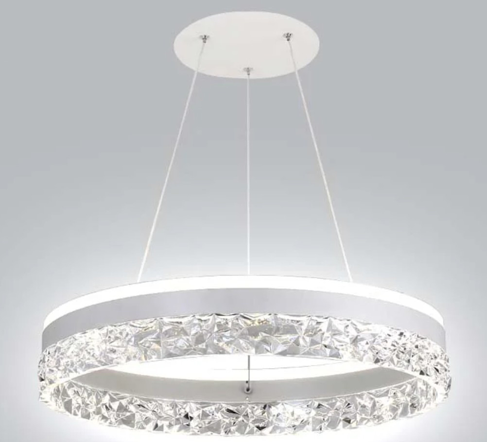 Потолочный светильник Estares Stella Ice 80W R-APP-500x1200-WHITE/CLEAR-220-IP20