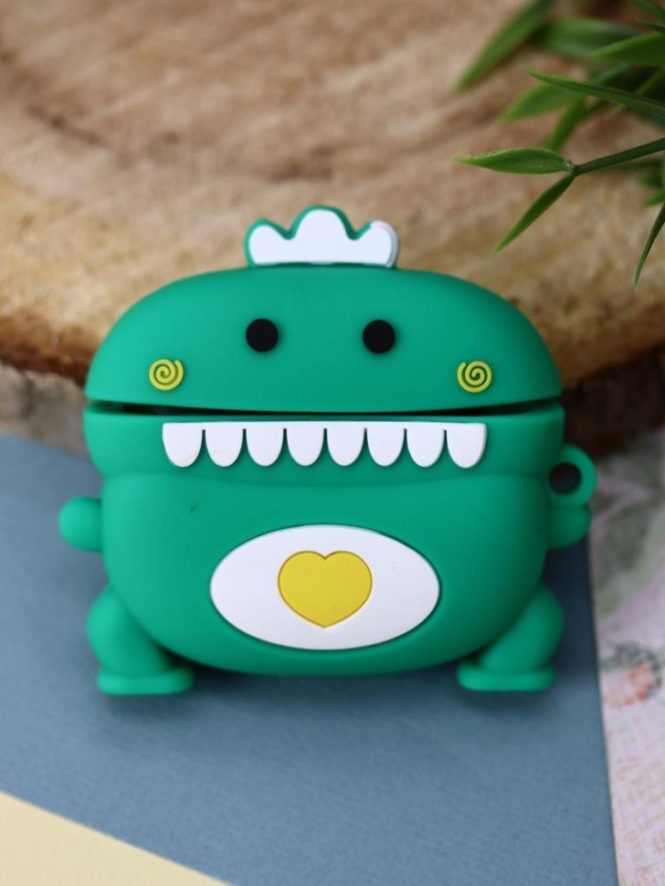 Чехол для наушников ILikeGift для AirPods 3 Cute dinosaur / T-41 (green) — фото 2