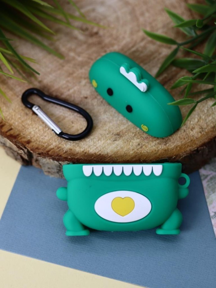 Чехол для наушников ILikeGift для AirPods 3 Cute dinosaur / T-41 (green) — фото 4