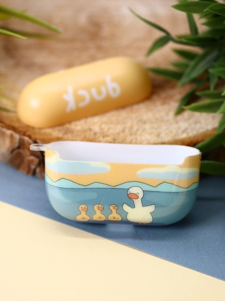Чехол для наушников ILikeGift для AirPods Pro Baby ducks / T-48 — фото 3