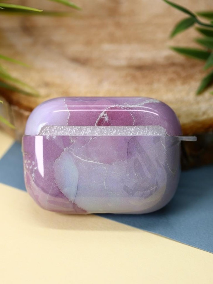 Чехол для наушников ILikeGift для AirPods Pro Watercolor / T-84 (pink) — фото 2