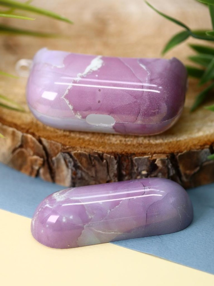 Чехол для наушников ILikeGift для AirPods Pro Watercolor / T-84 (pink) — фото 4