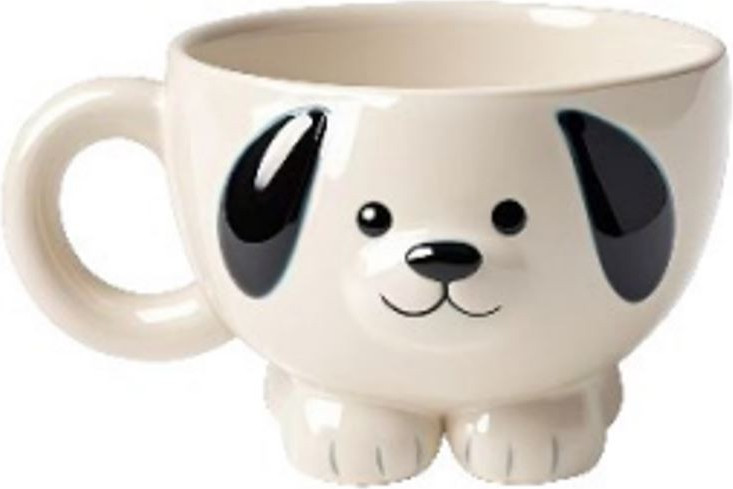 Чашка ILikeGift Puppy ears FC25AL031726 (white)