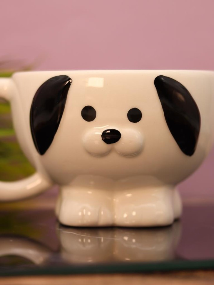 Чашка ILikeGift Puppy ears FC25AL031726 (white) — фото 4