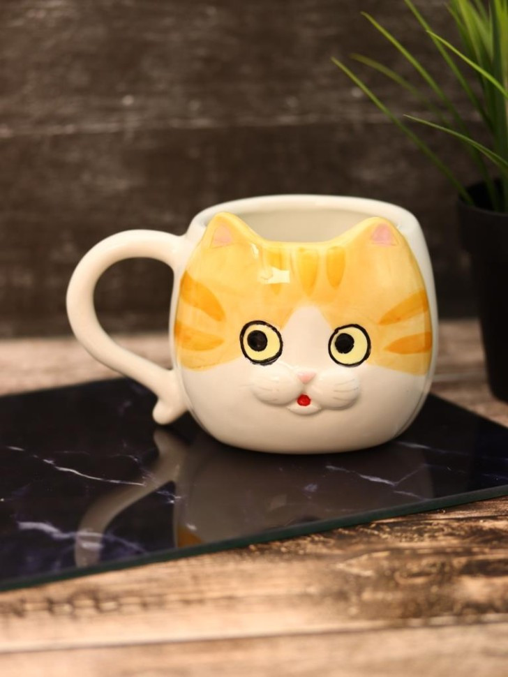 Кружка ILikeGift Ginger cat FC25AL031747 (orange) — фото 2