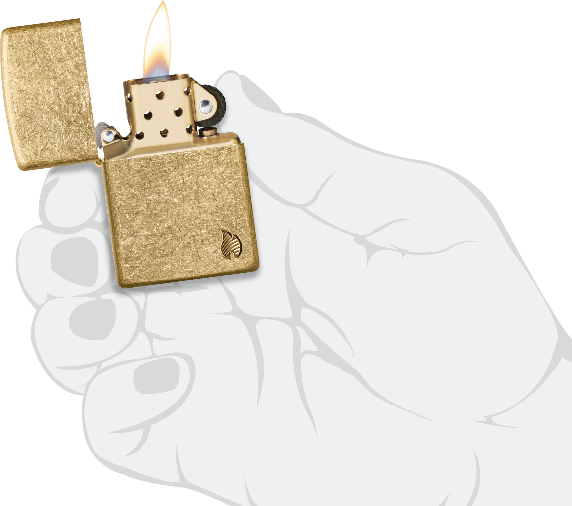 Зажигалка Zippo Armor Flame 46398 — фото 6