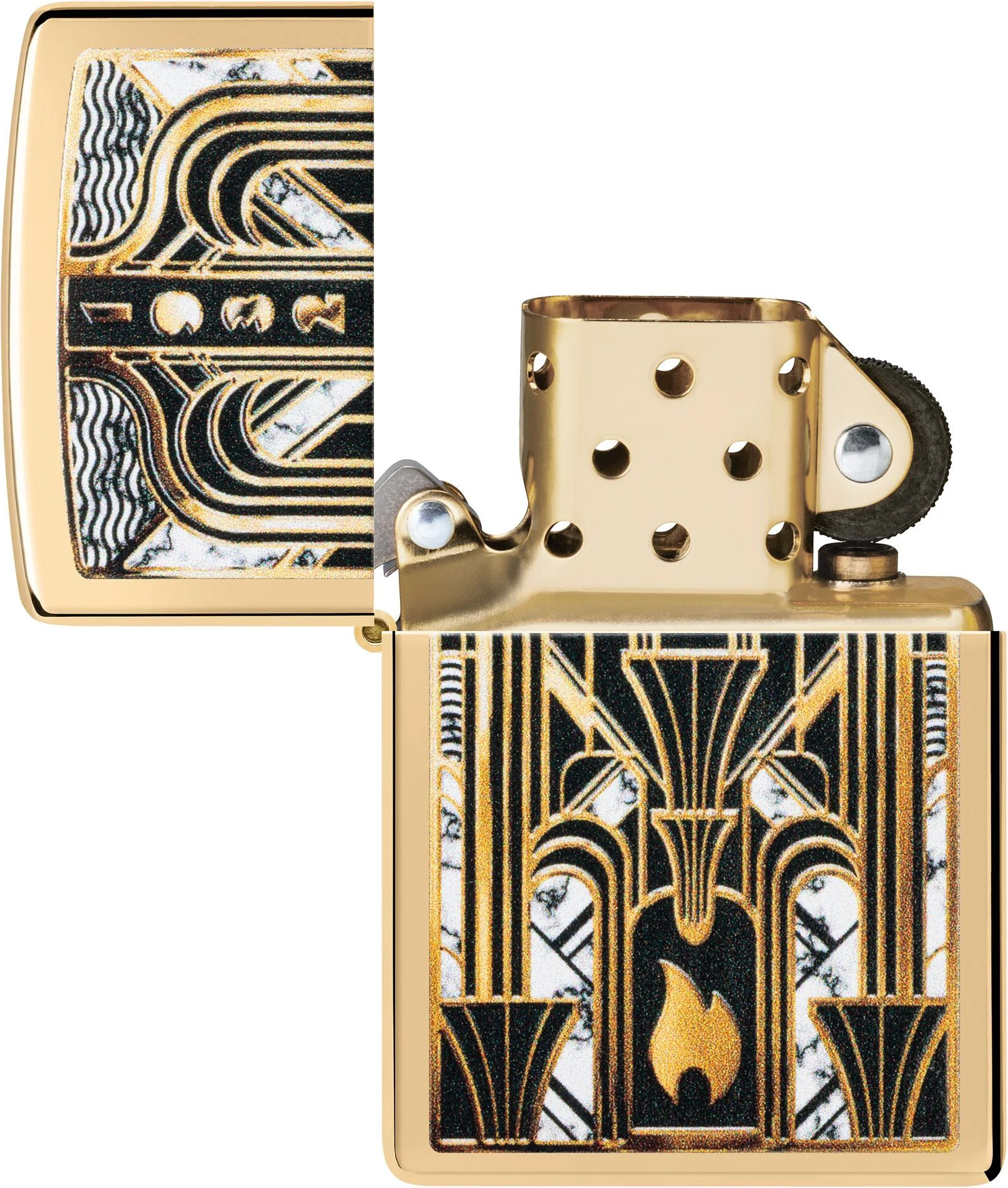 Зажигалка Zippo Art Deco Flame 46585 — фото 2