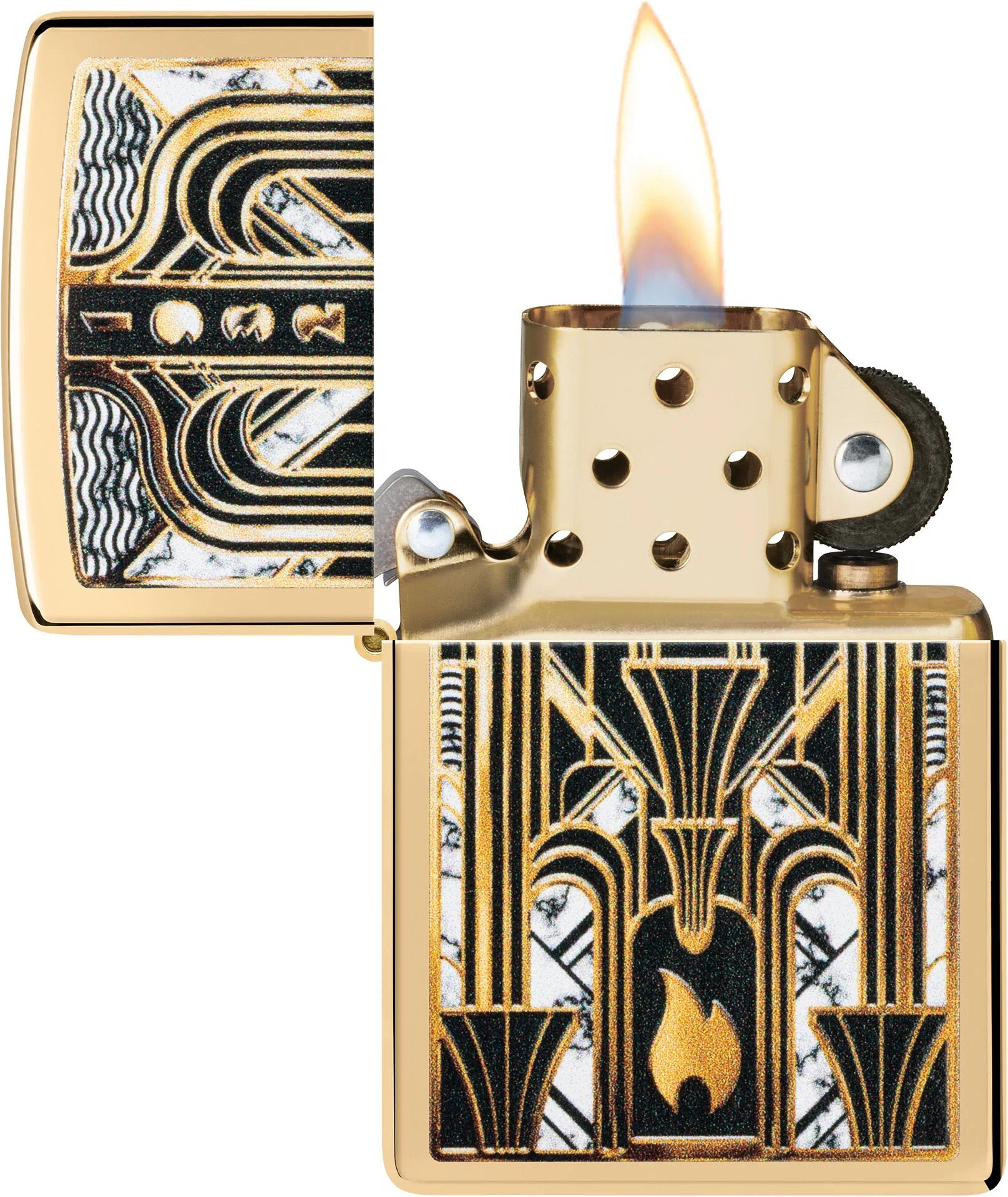 Зажигалка Zippo Art Deco Flame 46585 — фото 3