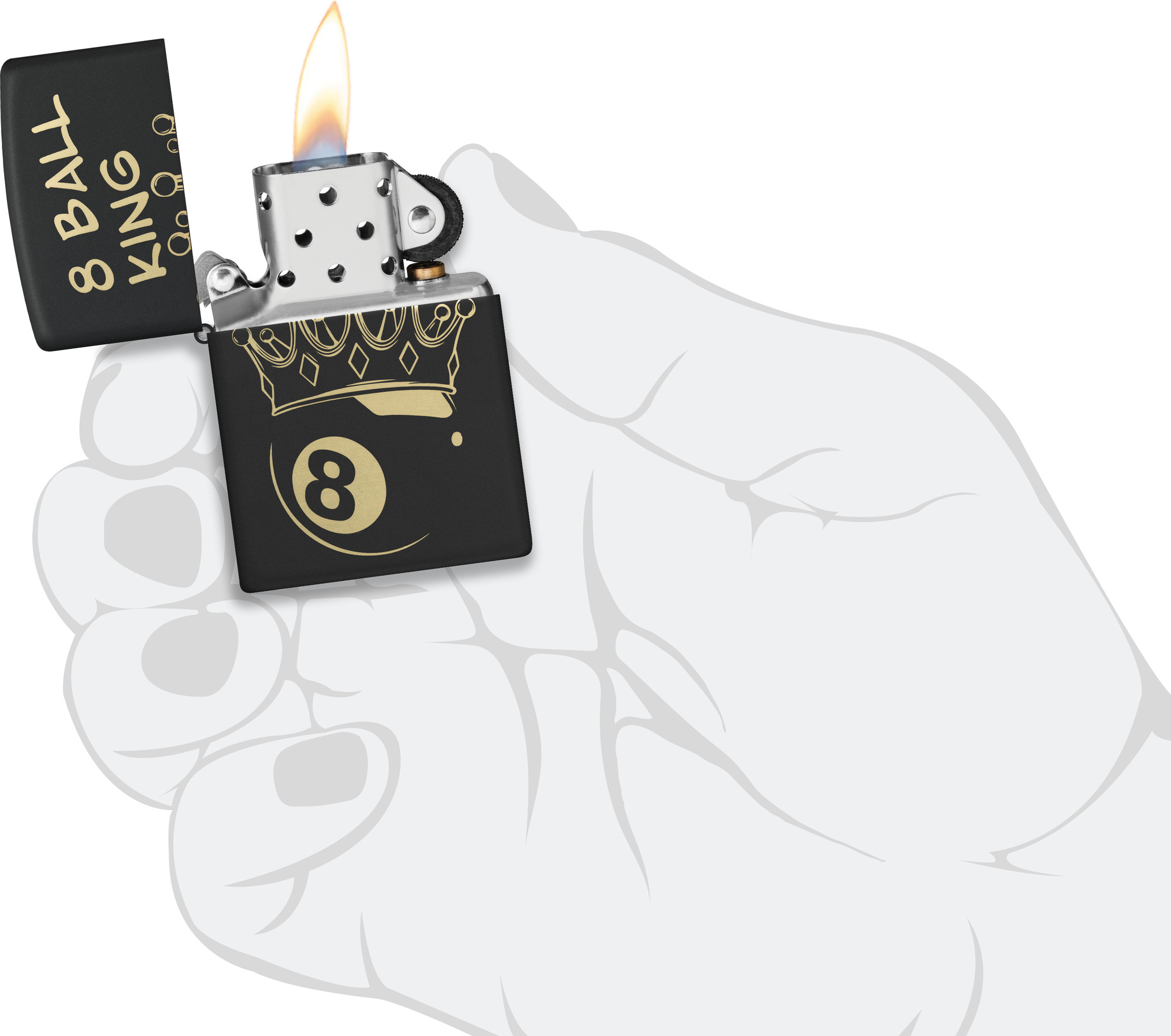 Зажигалка Zippo Billiards Champion Design 46291 — фото 6