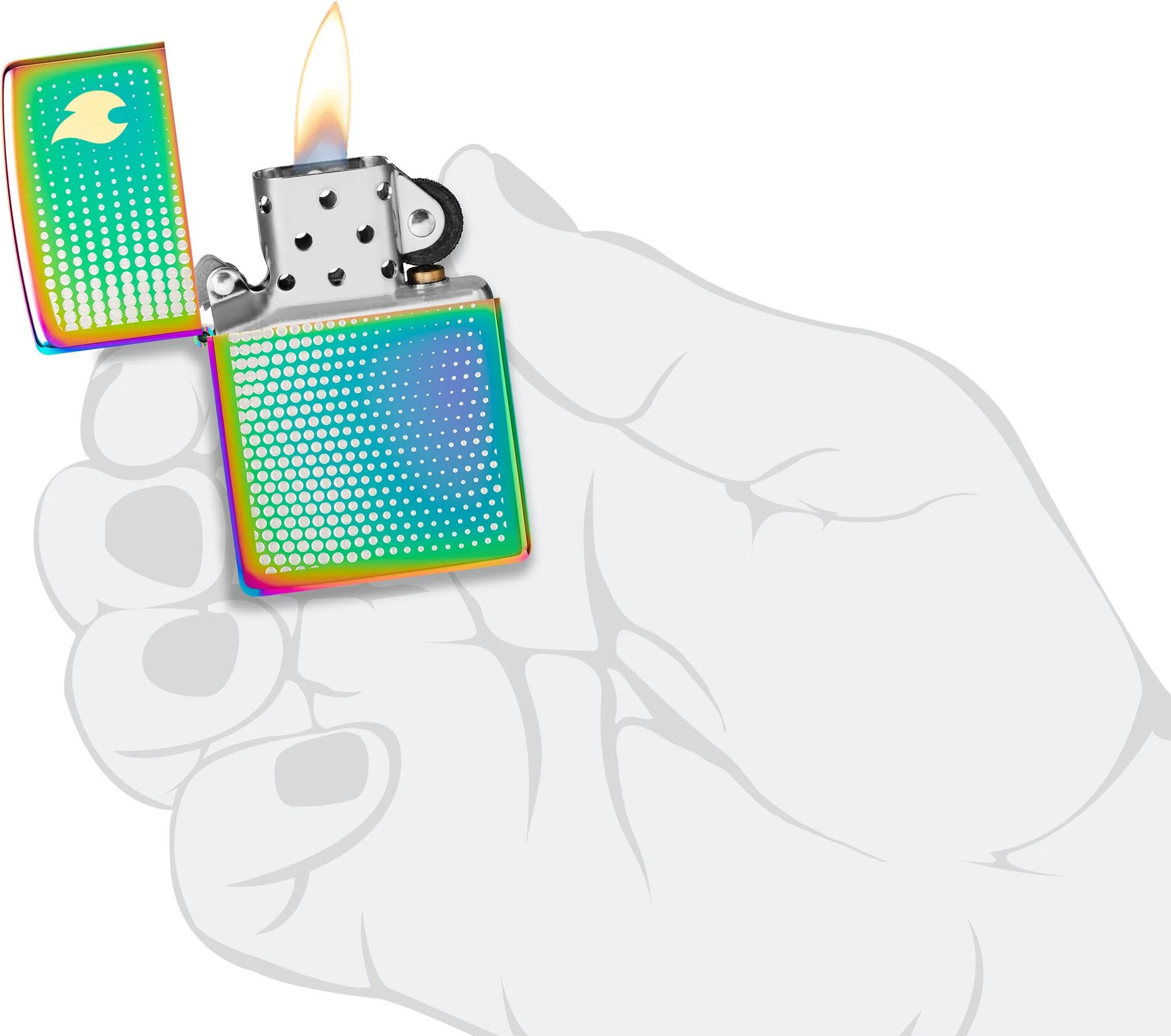 Зажигалка Zippo Dot Matrix 46569 — фото 6