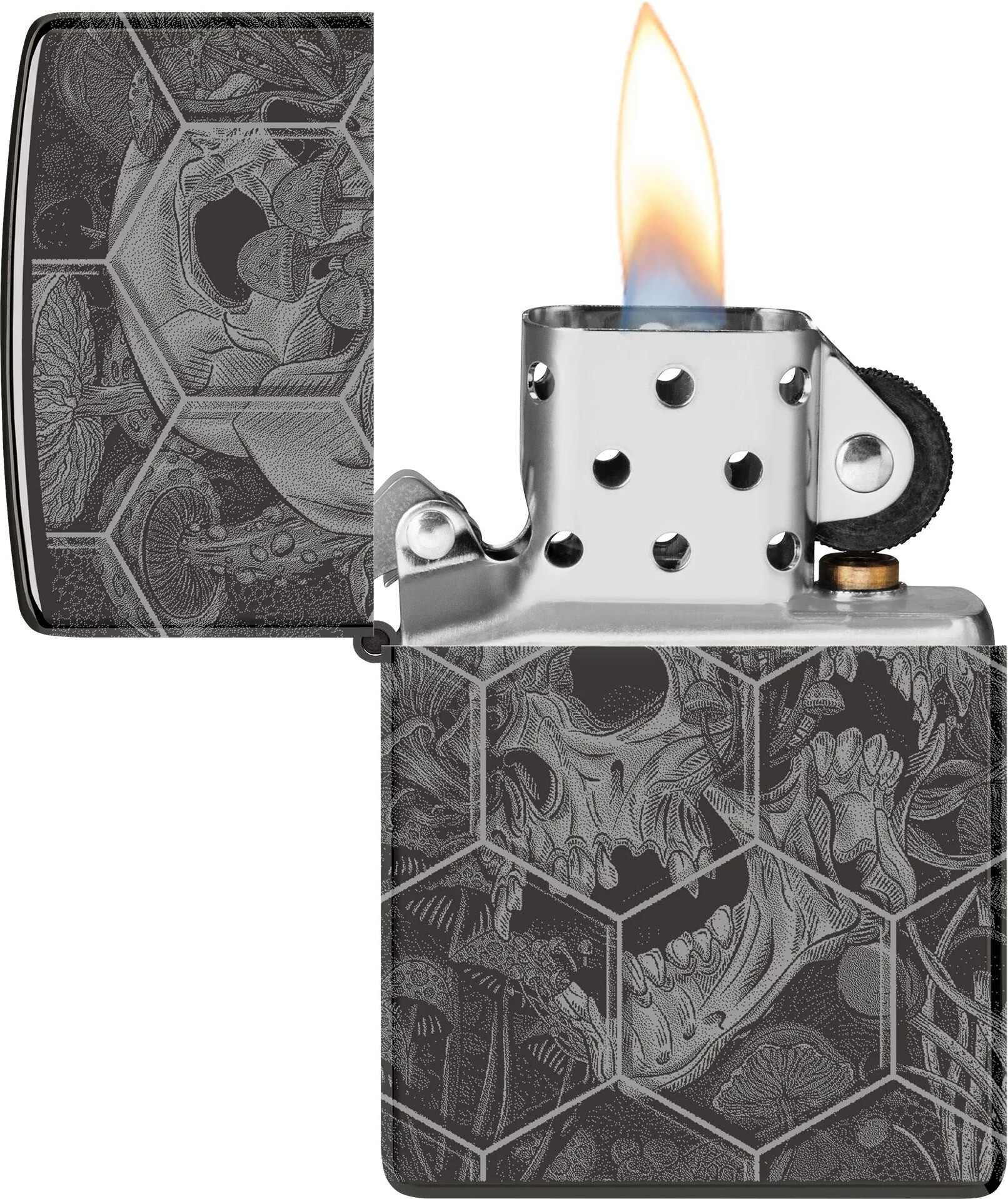 Зажигалка Zippo Mushroom Skulls 46425 — фото 6
