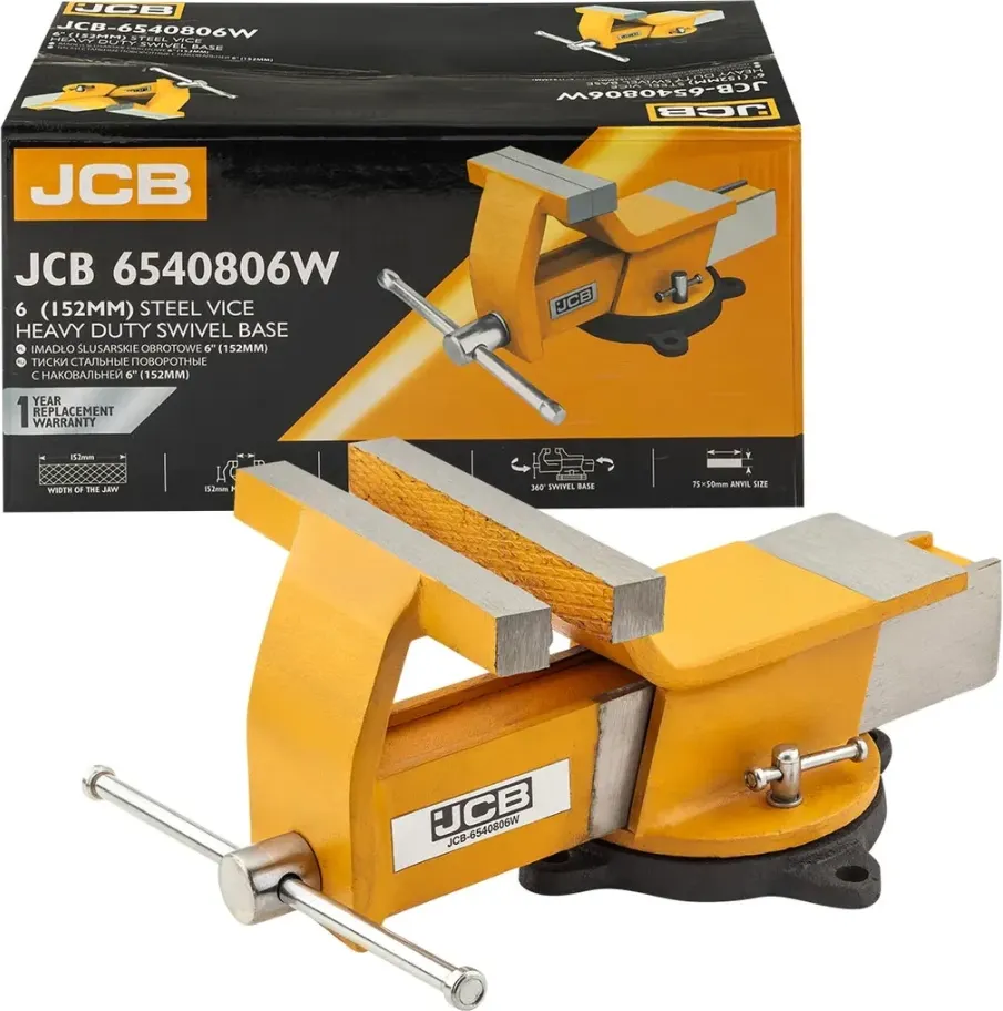 Тиски JCB 6540806W (64019)