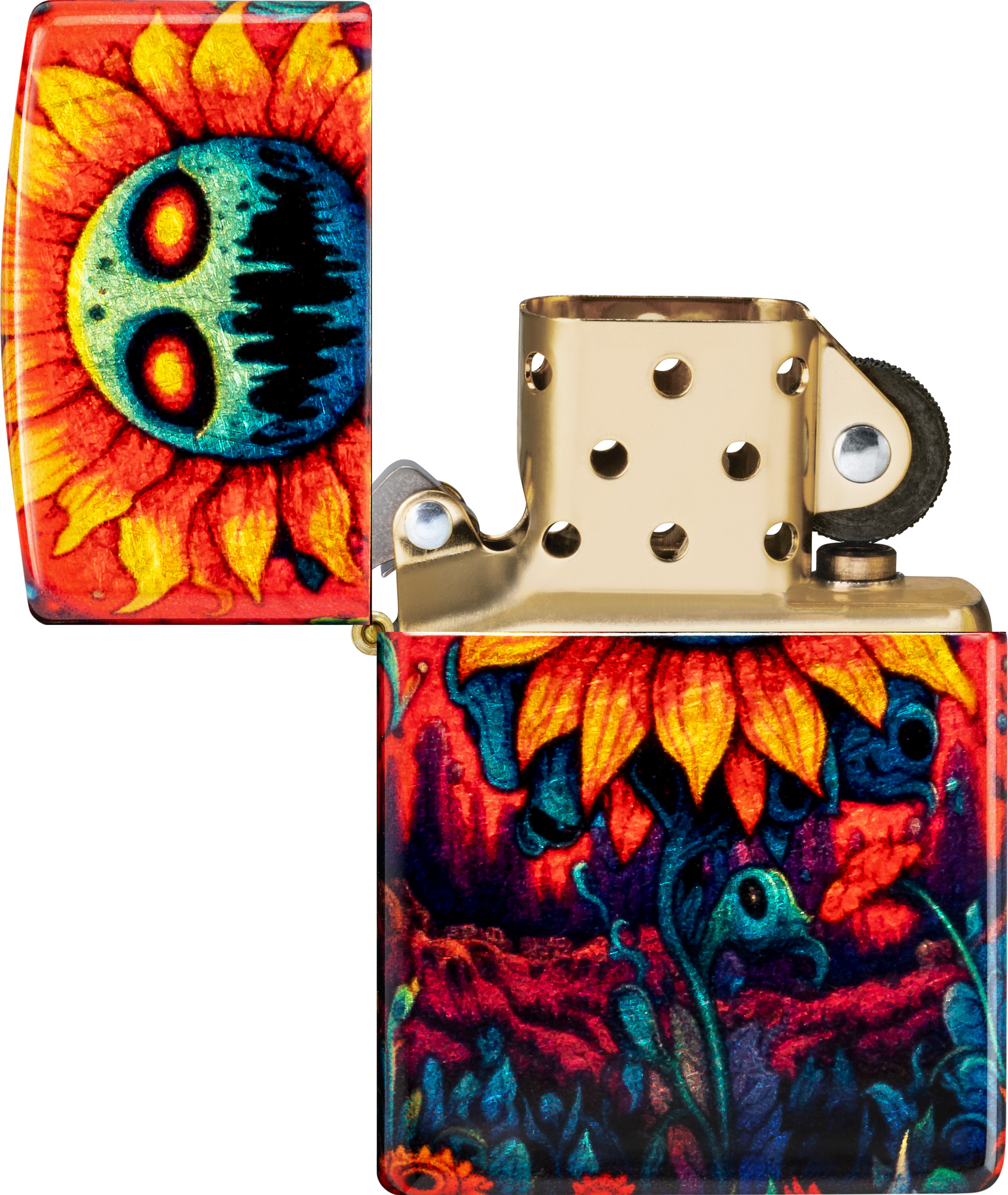 Зажигалка Zippo Spooky Sunflower 46267 — фото 6