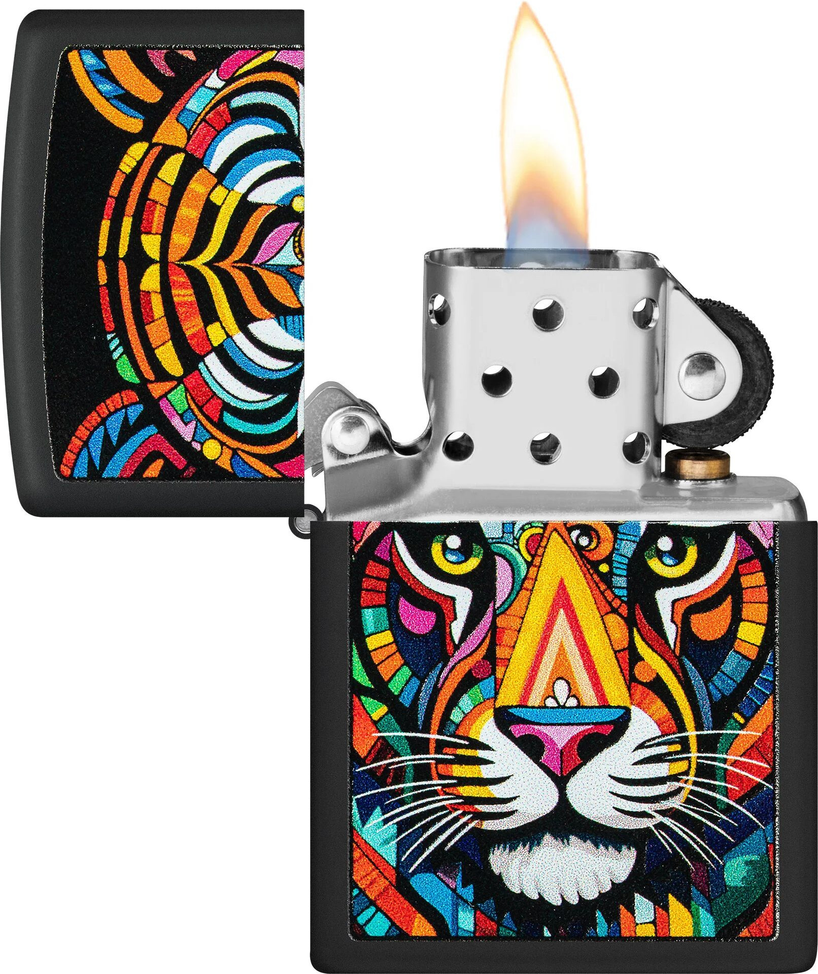 Зажигалка Zippo Tiger Stripes Design 46235 — фото 4