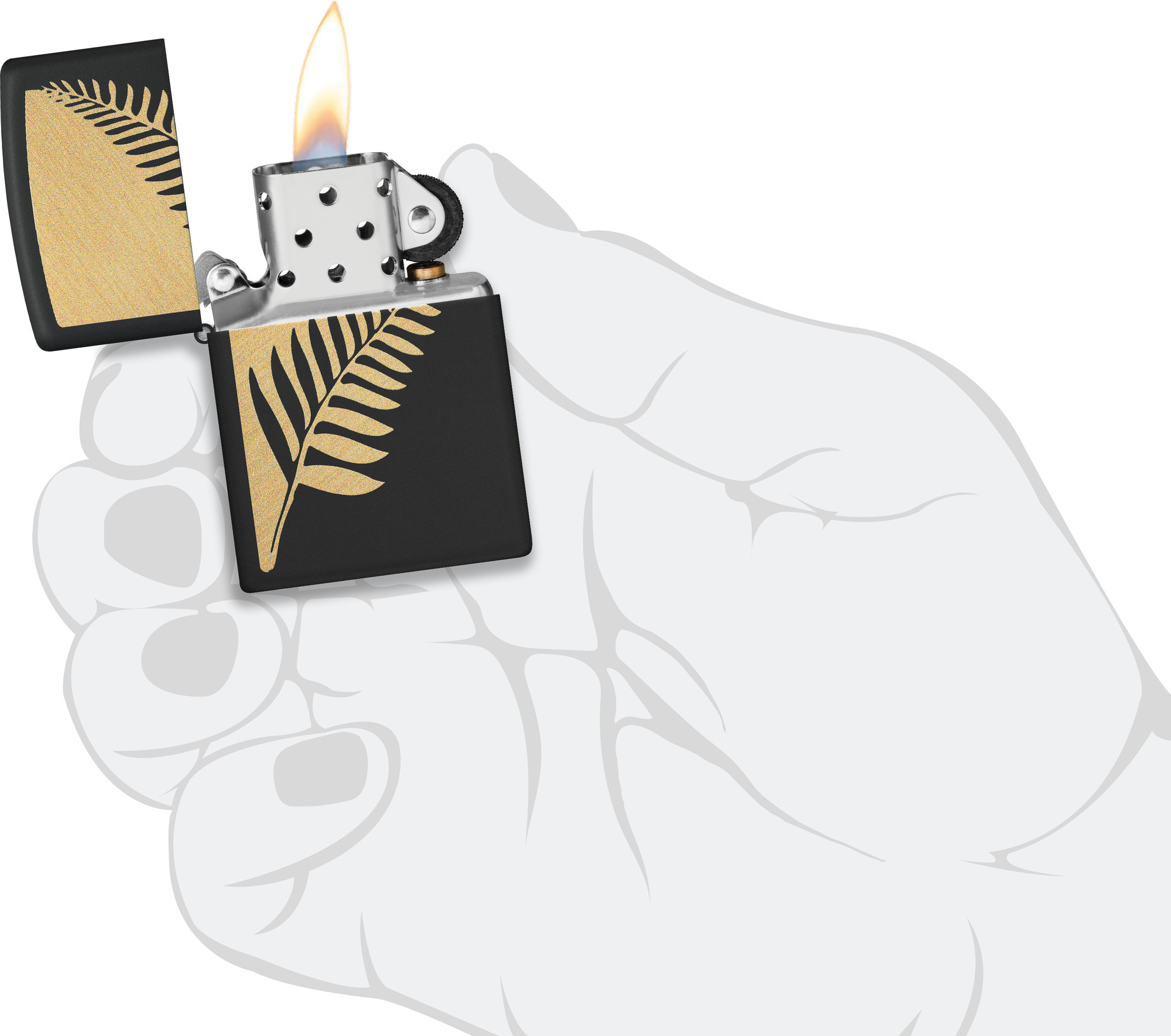 Зажигалка Zippo Zen Flora Design 46473 — фото 6