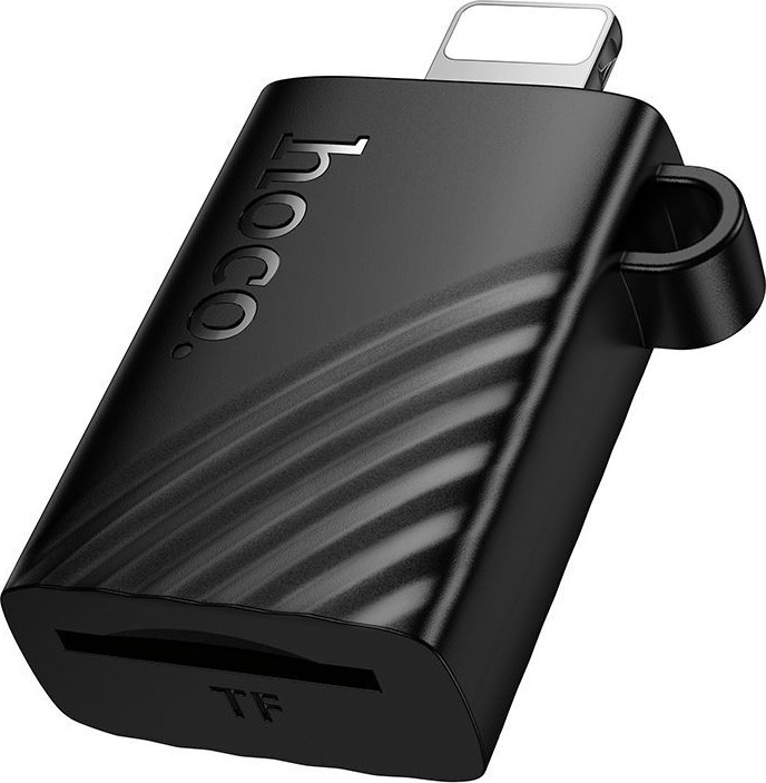 Картридер Hoco HB53 Mini Lightning/TF Card (черный) — фото 6