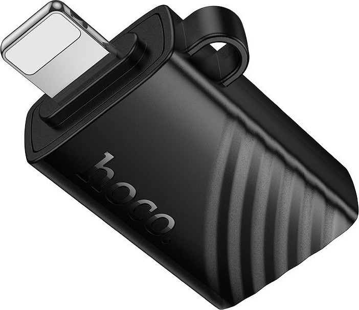 Картридер Hoco HB53 Mini Lightning/TF Card (черный) — фото 5