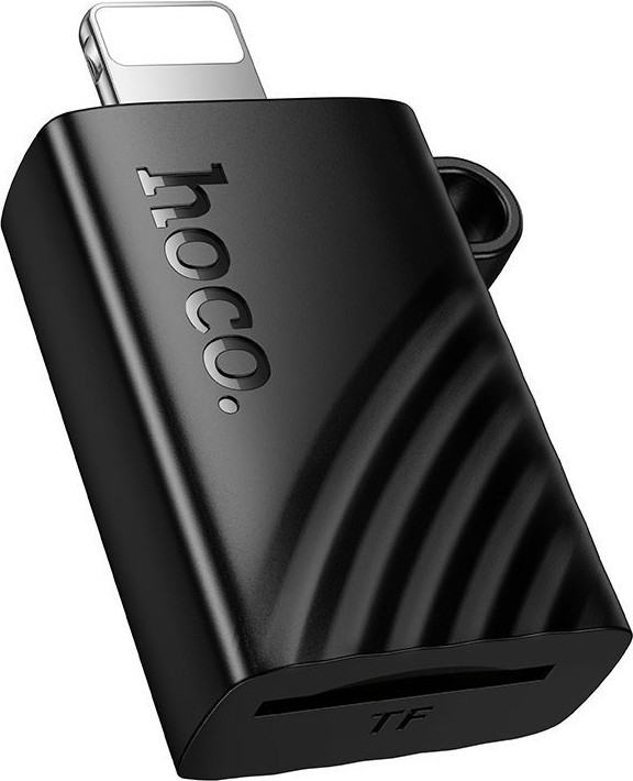 Картридер Hoco HB53 Mini Lightning/TF Card (черный)