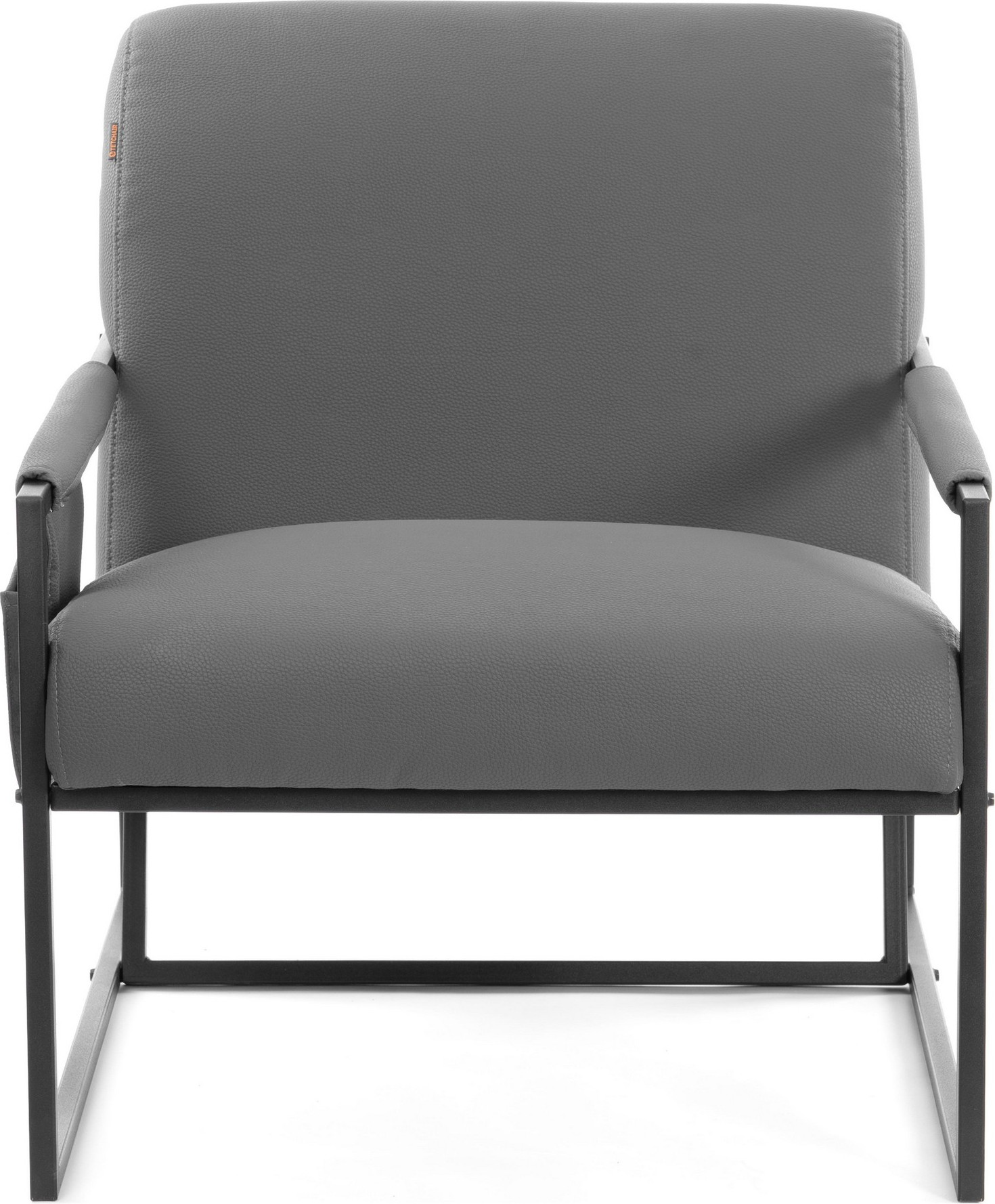 Кресло мягкое Tetchair Чарли Люкс (экокожа, sharp графит) — фото 5