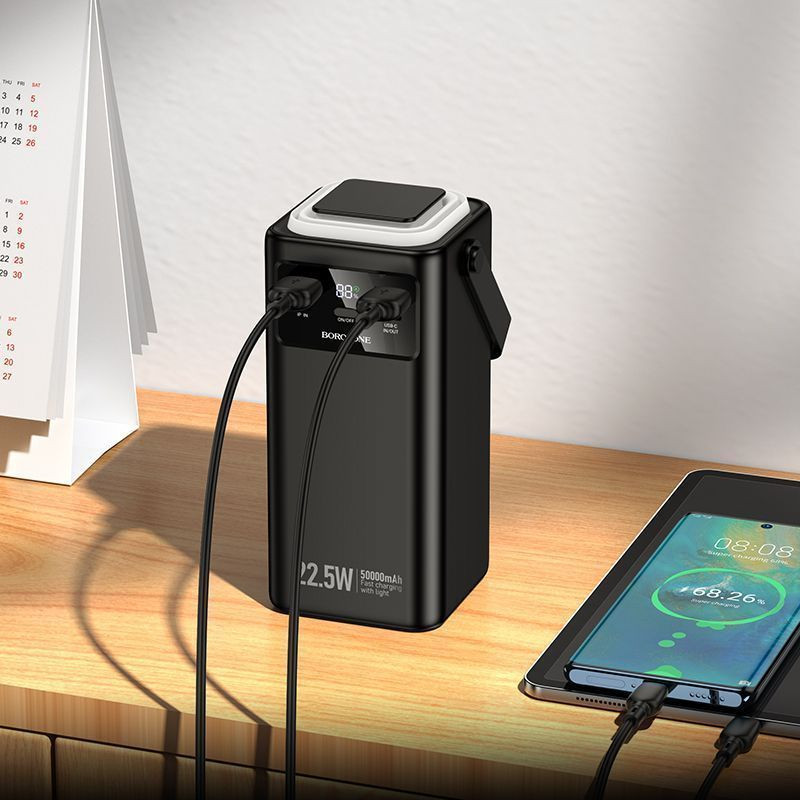 Портативное зарядное устройство Borofone BJ65A 50000mAh (черный) — фото 6