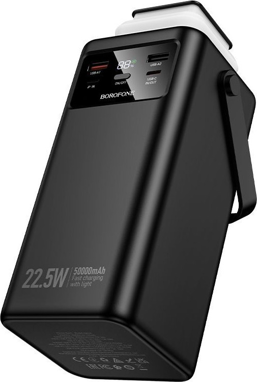Портативное зарядное устройство Borofone BJ65A 50000mAh (черный) — фото 2