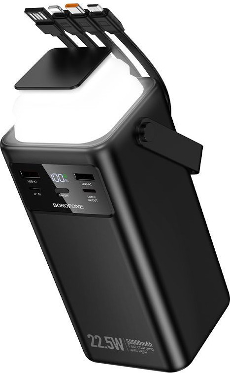 Портативное зарядное устройство Borofone BJ65A 50000mAh (черный) — фото 3