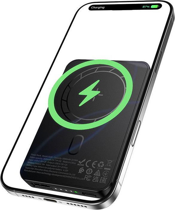 Портативное зарядное устройство Borofone BJ82 5000mAh (черный) — фото 5