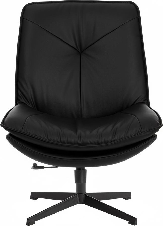 Кресло мягкое Tetchair Cosmo (экокожа черный) — фото 2