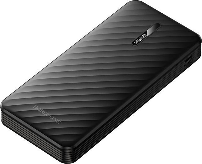Портативное зарядное устройство Borofone BJ84 10000mAh + 4 кабеля (черный) — фото 4