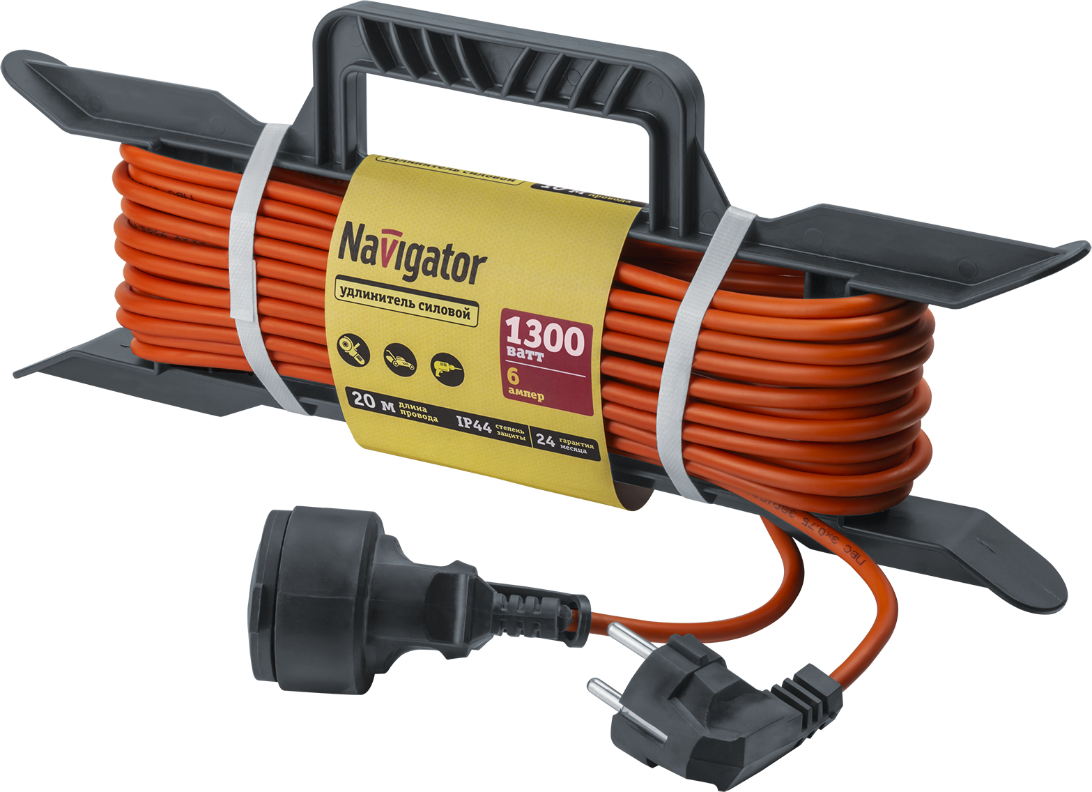 Удлинитель на рамке Navigator NPE-F-20-Е-3x0.75 / 93927