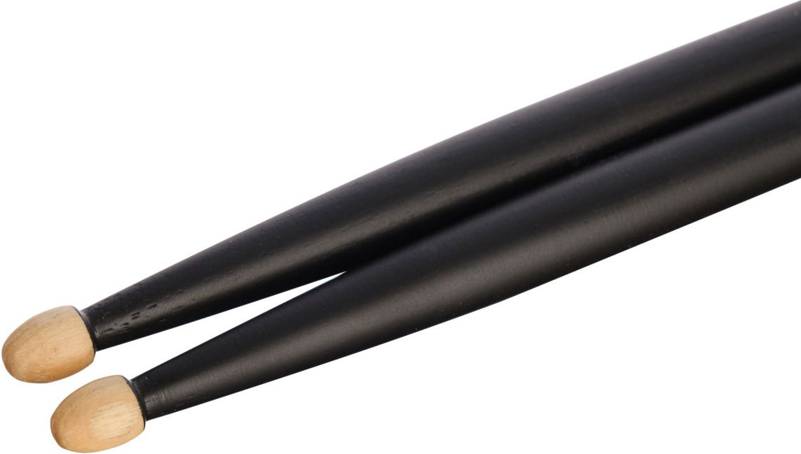 Барабанные палочки HUN 1010100201023 (орех гикори, черный) — фото 4