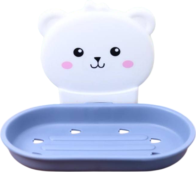 Мыльница ILikeGift Bear 6656-2 (blue)