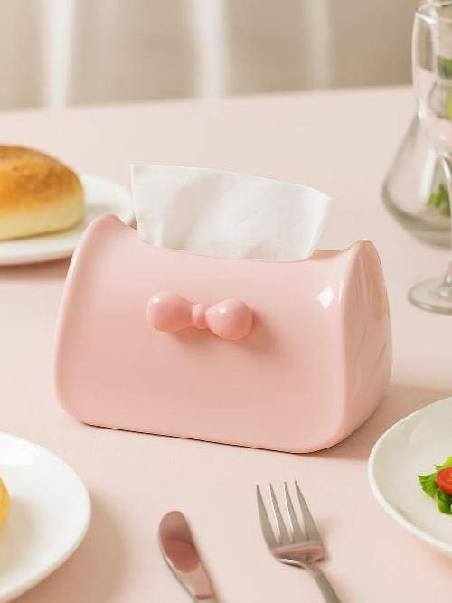 Салфетница ILikeGift Glossy bow 6926-01 (pink) — фото 3