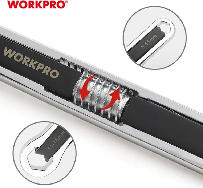 Гаечный ключ Workpro Разводной WP272017 — фото 3