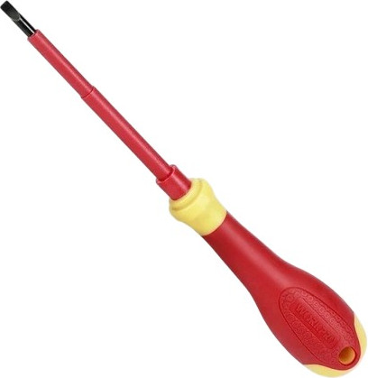 Отвертка Workpro VDE 1.2x6.5x150мм / WP341006