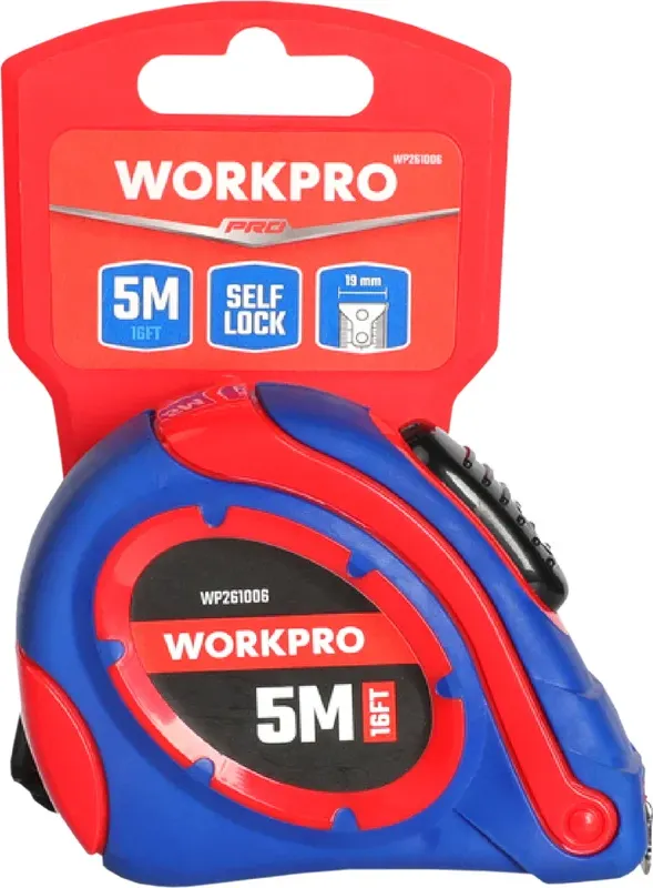 Рулетка Workpro WP261006 (5м) — фото 5